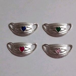 Nurse Medical Charms 925 Silver Mask Pendant